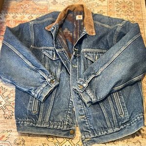 Vintage fleece lined Carhart denim jacket
